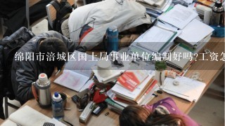 绵阳市涪城区国土局事业单位编制好吗?工资怎么样