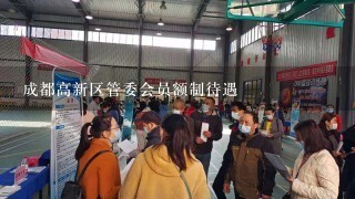 成都高新区管委会员额制待遇