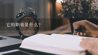 它的职责是什么？